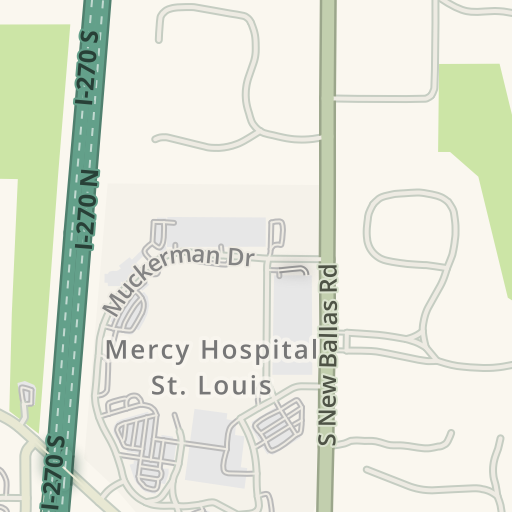 Mercy South Hospital Map