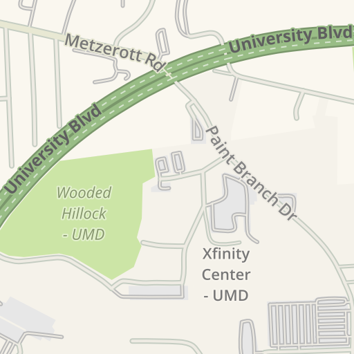 University Of Maryland Campus Map Map
