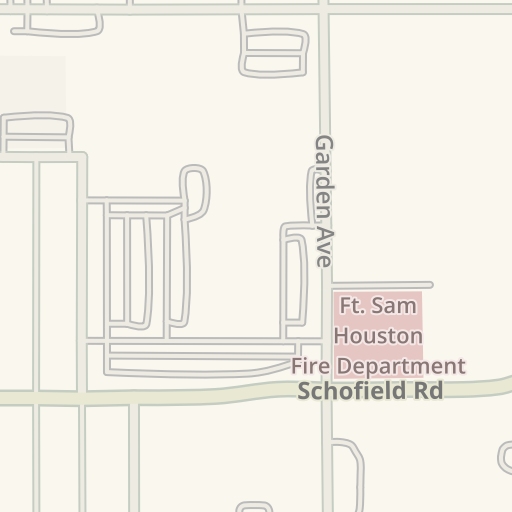 waze livemap driving directions to fort sam houston golf course