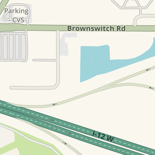 waze livemap driving directions to cvs slidell united states