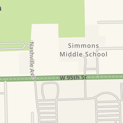 Waze Livemap Driving Directions To Carmax Oak Lawn United States