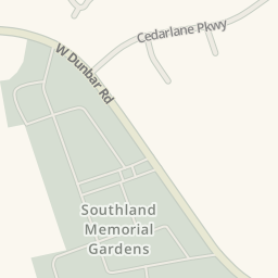 Waze Livemap Driving Directions To Southland Memorial Gardens