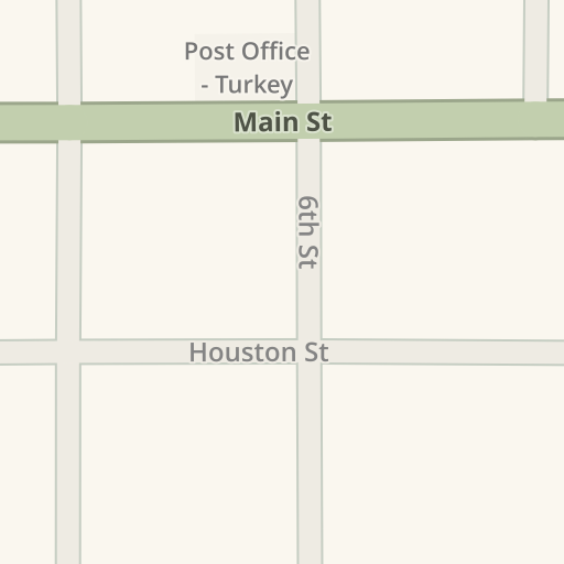 Driving directions to Post Office, Turkey, United States - Waze Maps